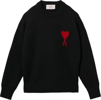 Ami Ami De Coeur wollen trui met ronde hals