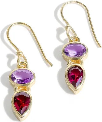 Tiramisu Plated 3.50 Ct. Tw. Gemstone Dangle Earring