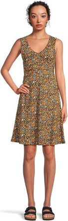 Toad&Co Rosemarie Sleeveless Dress Womens Dress Black Ditsy Print : SM, Tencel/Spandex/Lyocell