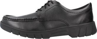 Clarks Branch Veterschoenen - Dames - Veterschoenen - Zwart - 35 1/2 EU - Leer - Schoenen