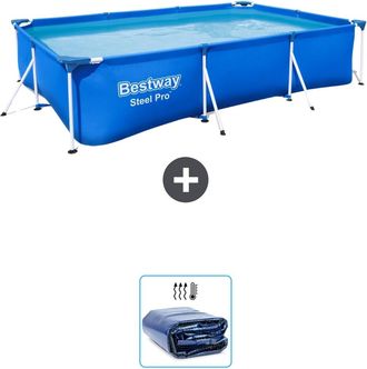 Bestway Piscina Bestway Steel Pro Rectangular - 300x201x66 Cm - 4-piezas S22296