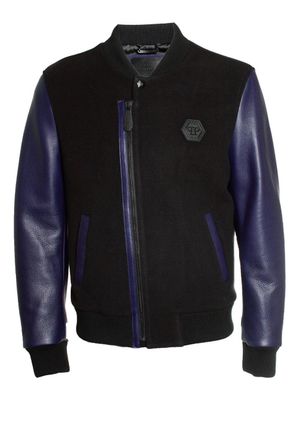 Philipp Plein Philipp Plein, wool fleece bomber jacket