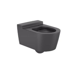 Roca Taza De Inodoro Suspendido Sin Tapa Con Descarga Dual 4,5/3l. Rimless Round Inspira - Roca Color: Onix