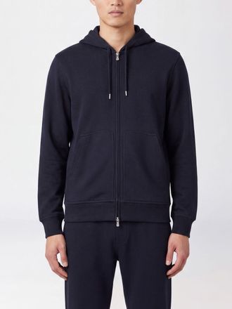 Brunello Cucinelli Felpa con cappuccio e zip in cashmere e seta