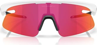 Oakley Gender Inclusive Rslv Lite 50mm Rectangle Sunglasses in Matte White/prizm Field at Nordstrom