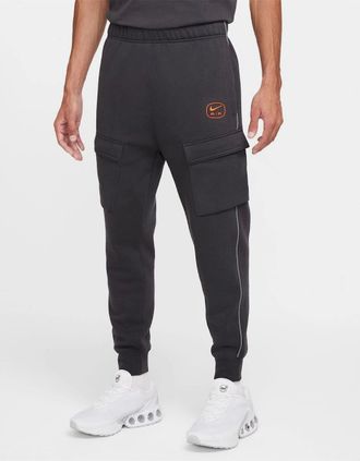 Nike Mens NSW SW AIR CARGO PANT FLC BB - Black/Grey - Size: 33/32/32/38/Regular