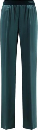 Tom Ford Zijden Pyjamabroek - Dames - Pyjama - Groen - S - Nachtkleding