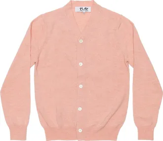 Comme Des Gar&ccedil;ons Cardigan Pastel Series Sleeve Heart Pink AZ-N092-051-5