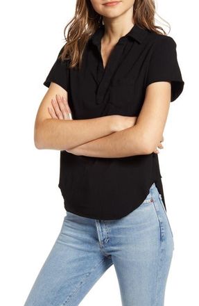 Frank & Eileen Pocket Tee in Black at Nordstrom, Size X-Small