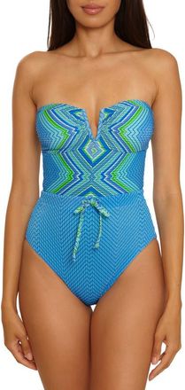BECCA by Rebecca Virtue Sunrise One-Piece Swimsuit in Multi at Nordstrom, Size Medium