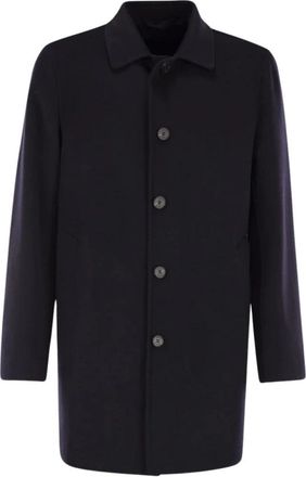Palt&ograve; Alfredo Wool Coat - Heren - Mantel - Blauw - 3XL - Wol - Jassen