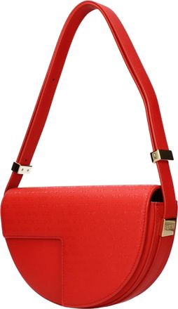Patou Leather Shoulder Bag - Red