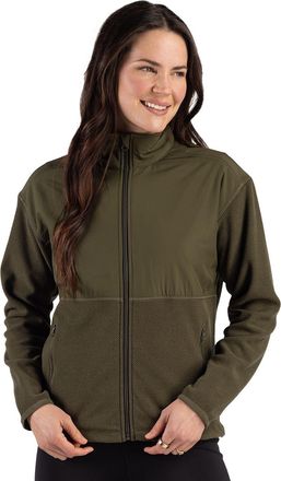 Cutter & Buck Hunts Point Recycled Fleece Womens Hybrid Full Zip Jacket