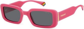 Polaroid Sunglasses, female, Pink, 52 MM, 6208/S/X Mu1(M9) Sunglasses