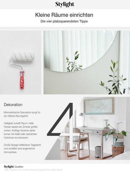 Klein, aber oho! Wir haben einen Experten gefragt, wie du am besten kleine Räume einrichten kannst, ohne dass sie überladen wirken. Möbel für kleine Räume!