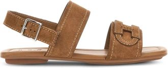 Hogan H685 Sandaal - Dames - Sandalen - Bruin - 40 EU - Leer - Schoenen