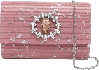 Kurt Geiger Pink Eagle Clutch