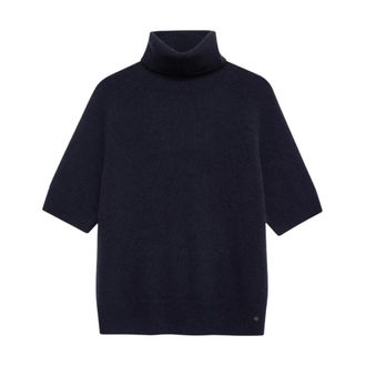 Anine Bing Turtlenecks, female, Blue, XS, Jackson Turtleneck Jumper
