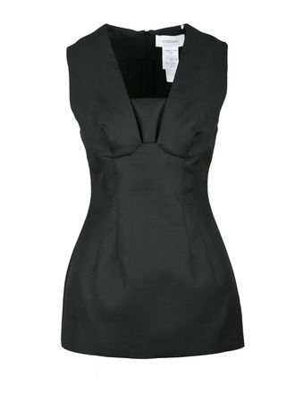 Sportmax Top with Back Zip - Black