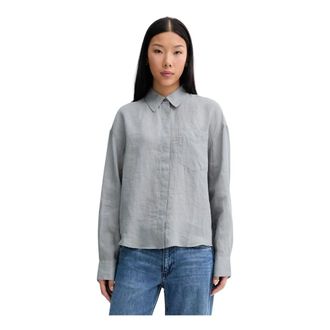 Marc O'Polo Shirts - Dames - Overhemden - Grijs - S - Overhemden
