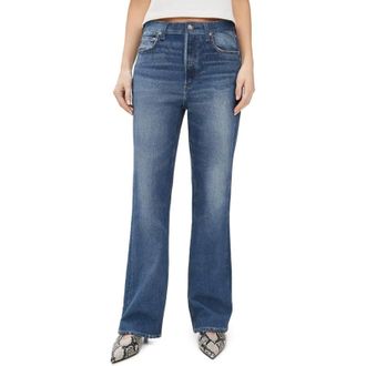 Rag & Bone Womens Miramar Shea Relaxed Straight Jeans, Cosmo