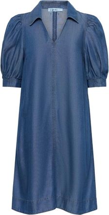 Inwear Korte jurk - Dames - Korte kleedjes - Blauw - L - Denim - Kleedjes