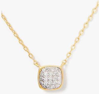 Kate Spade New York Kate Spade Fine Time To Shine Pavé Diamond Pendant