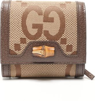 Gucci Bamboo Brown Bamboo Wallet (Bi-Fold) (Pre-Owned)