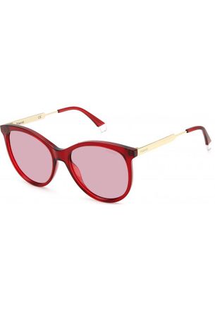 Polaroid Womens PLD-4131-S-X-MU1 PLD 4131 S X 57 MU1 Sunglasses - Red - One Size