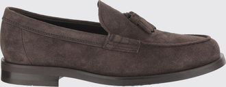 Tod's Suede Loafers with Tassels and Raised Apron Stitching