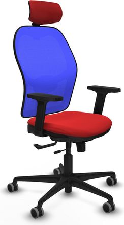 Piqueras y Crespo Sedia Da Ufficio Piqueras Y Crespo Jorquera Nero Schiuma 50 Mm