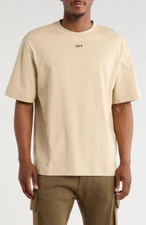 Off-white Slim Fit OFF Stamp Graphic T-Shirt in Brown/Black at Nordstrom Rack, Size X-Large