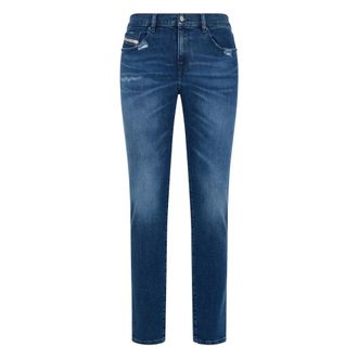 Diesel Slim-fit Jeans, male, Blue, Size: W36 D-Strukt Slim Jeans