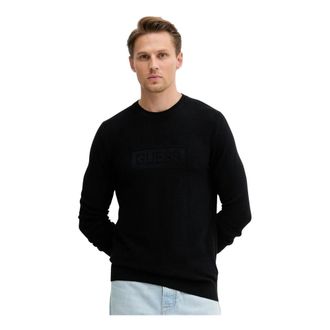 Guess Truien & Vesten, Heren, Zwart, S, Katoen, Harrison Sweater