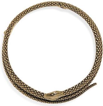 Chlo&eacute; Snake Choker in Vintage Gold at Nordstrom