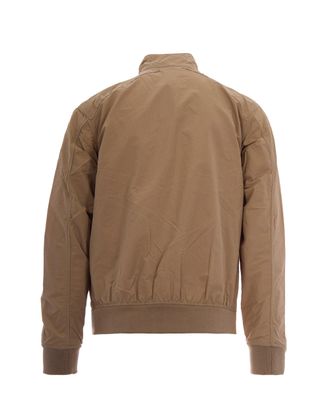 Barbour Mens Jacket Rectifier Harrington Military Brown Polyamide