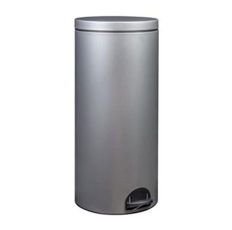 Rossignol Cubo De Basura Con Pedal Gris Metalizado 30l - 90141