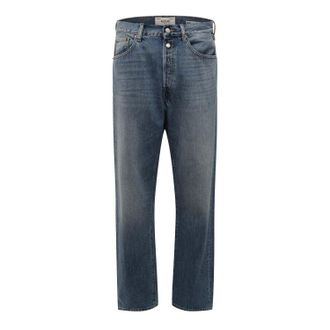 Replay Mens 9zero1 Straight-Fit Jeans in Blue Cotton - Size 36W/32L