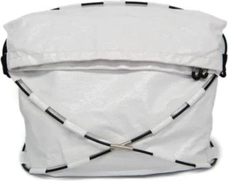 Bottega Veneta Pre-owned Cross Body Bags, male, White, Size: ONE SIZE Pre-owned Nylon crossbody-bags