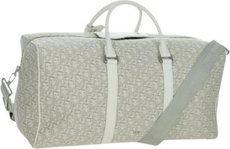 Dior Pre-owned Canvas Boston Tas - Dames - Vintage Weekendtas - Wit - ONE Size - Vintage