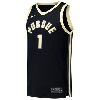 Nike Purdue Nike Mens Dri-FIT College Basketball Replica Jersey in Black | P32818PUBK-PUR