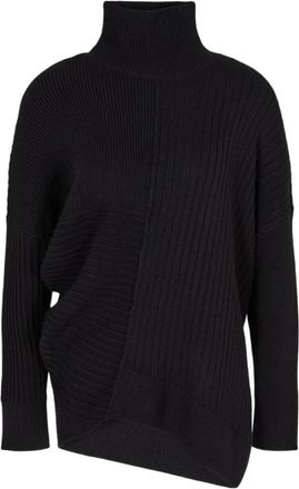 A|X Armani Exchange Zachte Wollen Trui - Dames - Coltruien - Zwart - M - Wol - Truien & Vesten