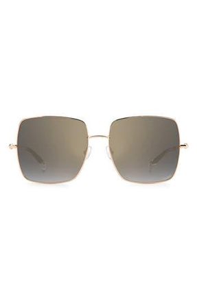 Missoni 58mm Square Oversize Sunglasses in Rose Gold at Nordstrom Rack