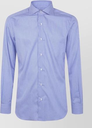 Barba cotton twill shirt