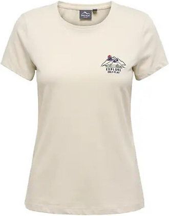 Only Play T-shirt met korte mouwen om te hiken