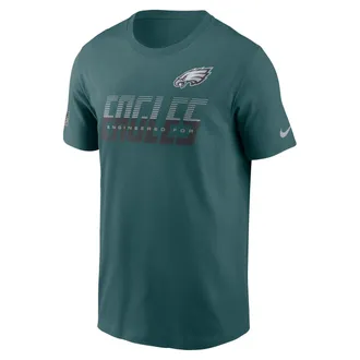 Nike Philadelphia Eagles Sideline Team Issue Nike Mens Dri-FIT NFL T-Shirt in Green | 02ET3JD86-TF9