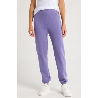 Aviator Nation Bolt 4 Sweatpants in Lavender/Neon Pink at Nordstrom, Size Small