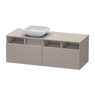 Duravit Duravit Durastyle Mueble De Ba&ntilde;o De Pared 6785, 2 Cajones, 1 Hueco A La Izquierda, 1400mm, Color (frente/cuerpo): Terra Mate - Ds6785l1414