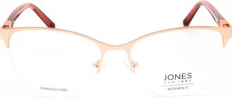 Jones New York VJON501 Cat Eye Metal Eyeglasses - Rose Gold