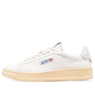 Autry Autry Dallas Low Goatskin and Nubuck Leather White ADLM-NG01